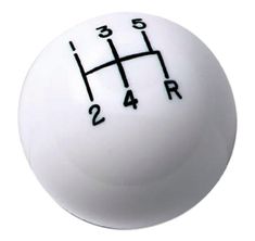 Hurst Classic Shifter Knob White 5-gear