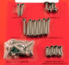 Interior screw kit Mustang 67-68 CV