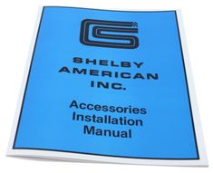 Manual Shelby 1965-66 Installation Tillbehr