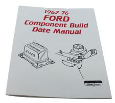 Manual Ford build date 62-76