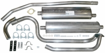 Avgassystem 544 62-66 B18 rostfritt