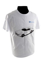 T-shirt vit Volvo P1800