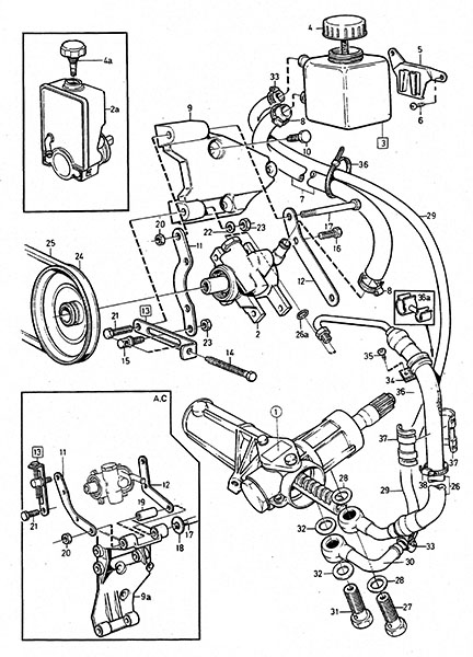 thumbnail image 2 of Power Steering Rack And Pinion Seal Repair Kit – Fits Volvo 240 1979-1993 2 of 2