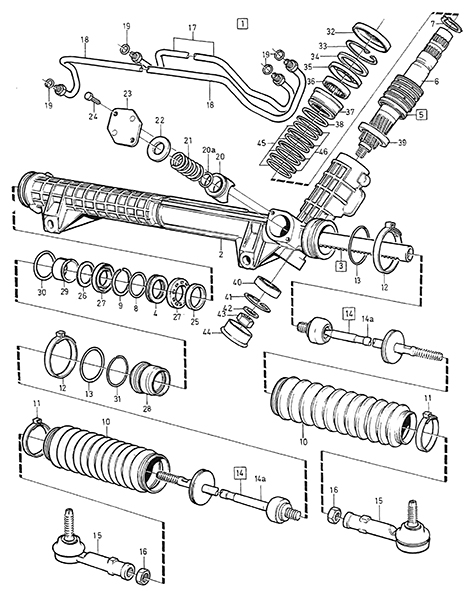 Steering Gear 940 960 ZF VP Autoparts