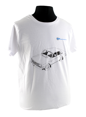T-shirt vit Volvo 140 i gruppen Tillbehr / T-shirts / T-shirts 140/164 hos VP Autoparts AB (vp-tswt06)