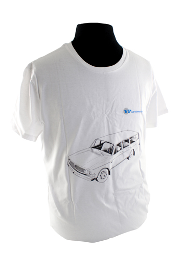 T-shirt vit Volvo 145 i gruppen Tillbehr / T-shirts / T-shirts 140/164 hos VP Autoparts AB (vp-tswt07)