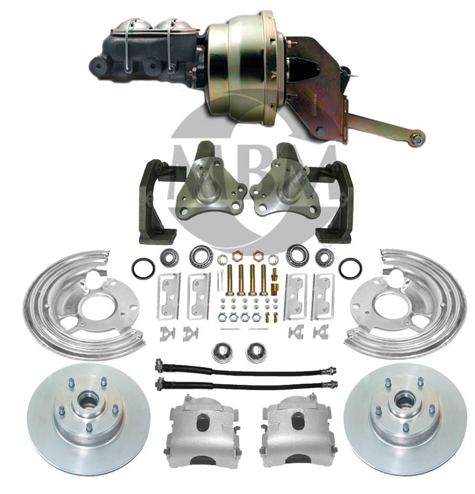 Disc Brake Spindles & Caliper Kit For 1962-74 Chrysler B/E Body Dodge Plymouth - GHW