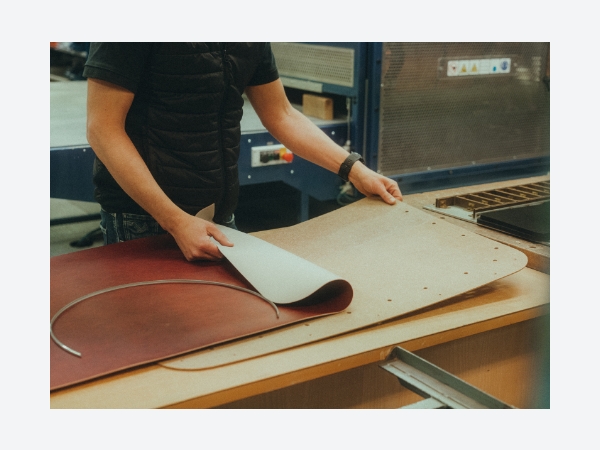 Handcraft in the production of interior details for classic Volvos