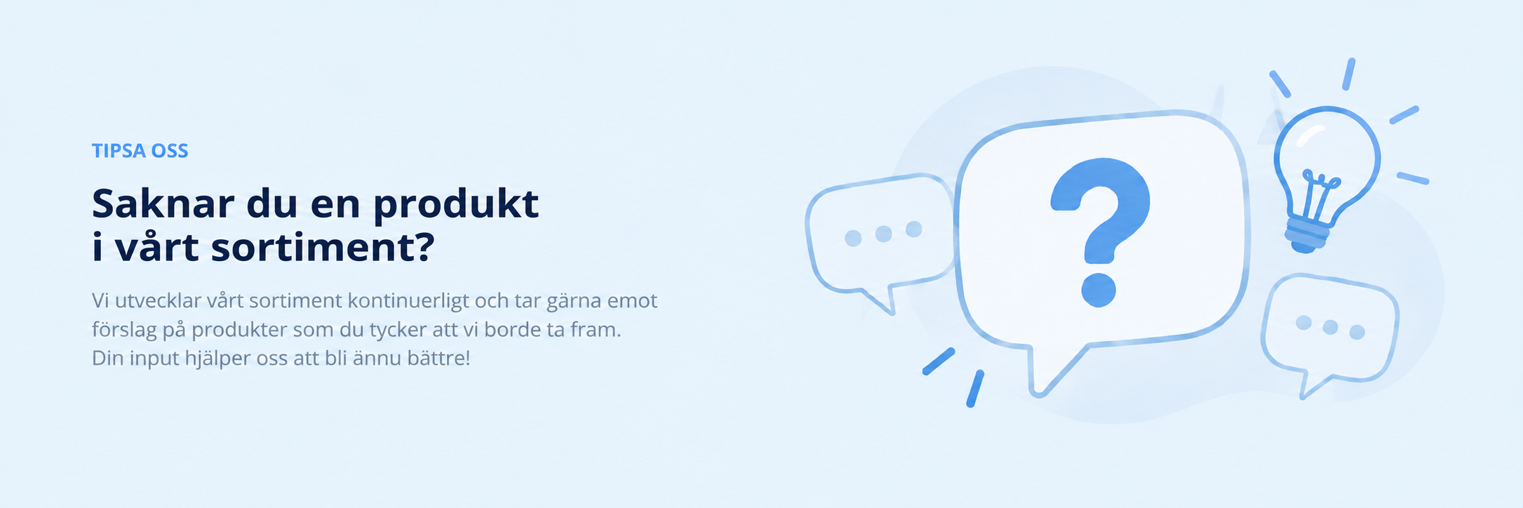 Tipsa oss text