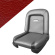 Upholstery Falcon 63 2D HT bucket red