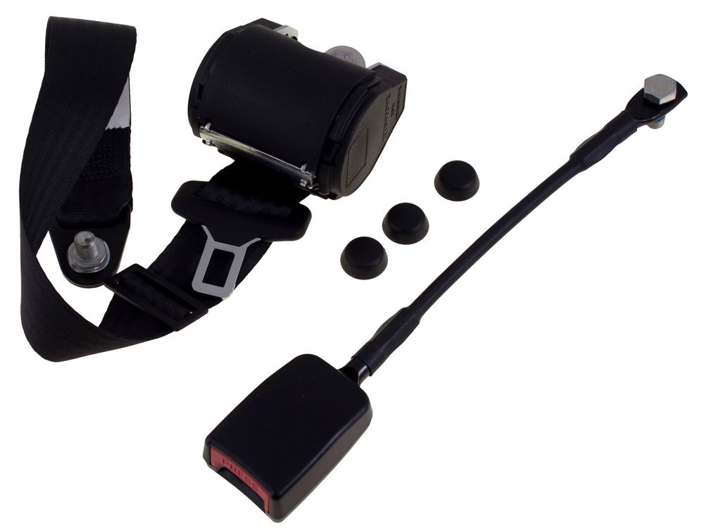 S�kerhetsb�lte fram 3-punkt svart 1800