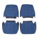 Upholstery front seat 240 78-85 low back