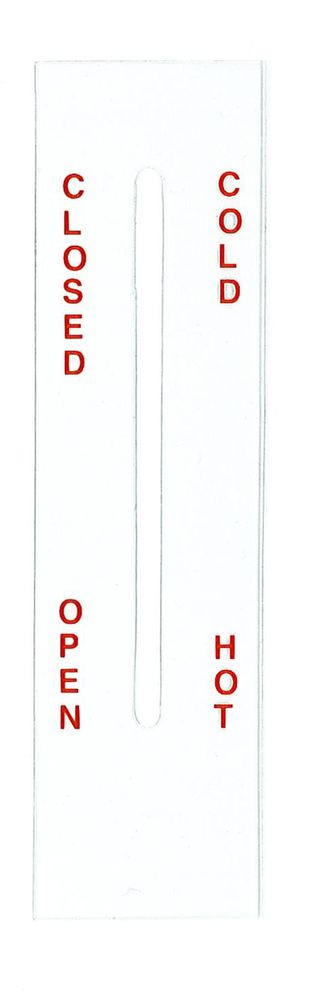 Dekal V�rmereglage Amazon engelsk text