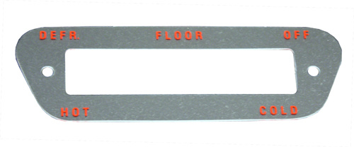 Decal Heater control 544/Duett english t