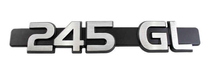 Emblem 245GL trunk