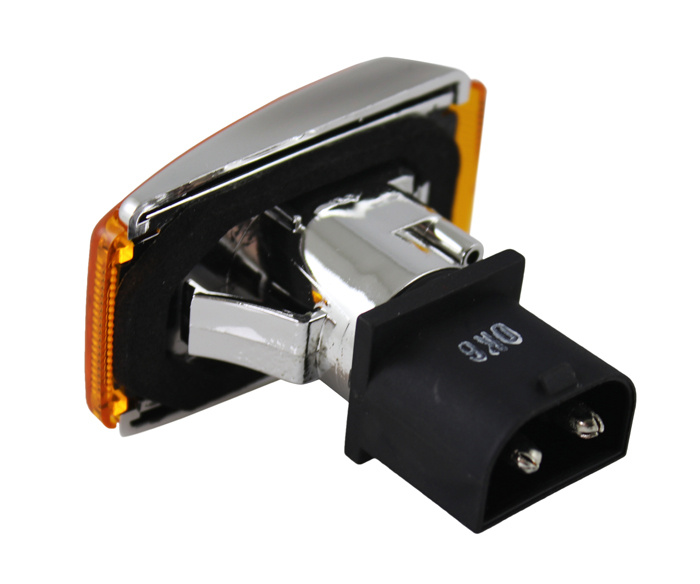 Flasher chromed 240 85-89 yellow glas