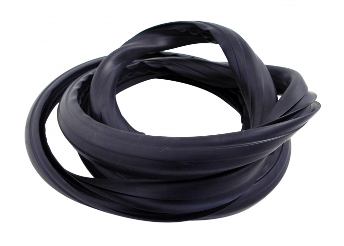 Gummilist Bakruta 245 89- med kromlist