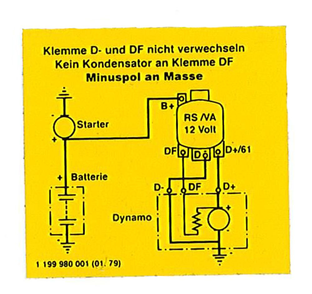 Dekal laddningsrel� 12V