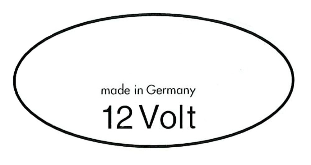 Dekal T�ndspole 12V vit 67-68