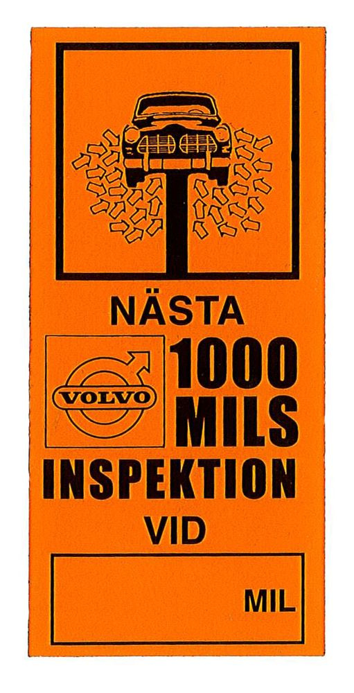 Dekal N�sta 1000-milsservice orange