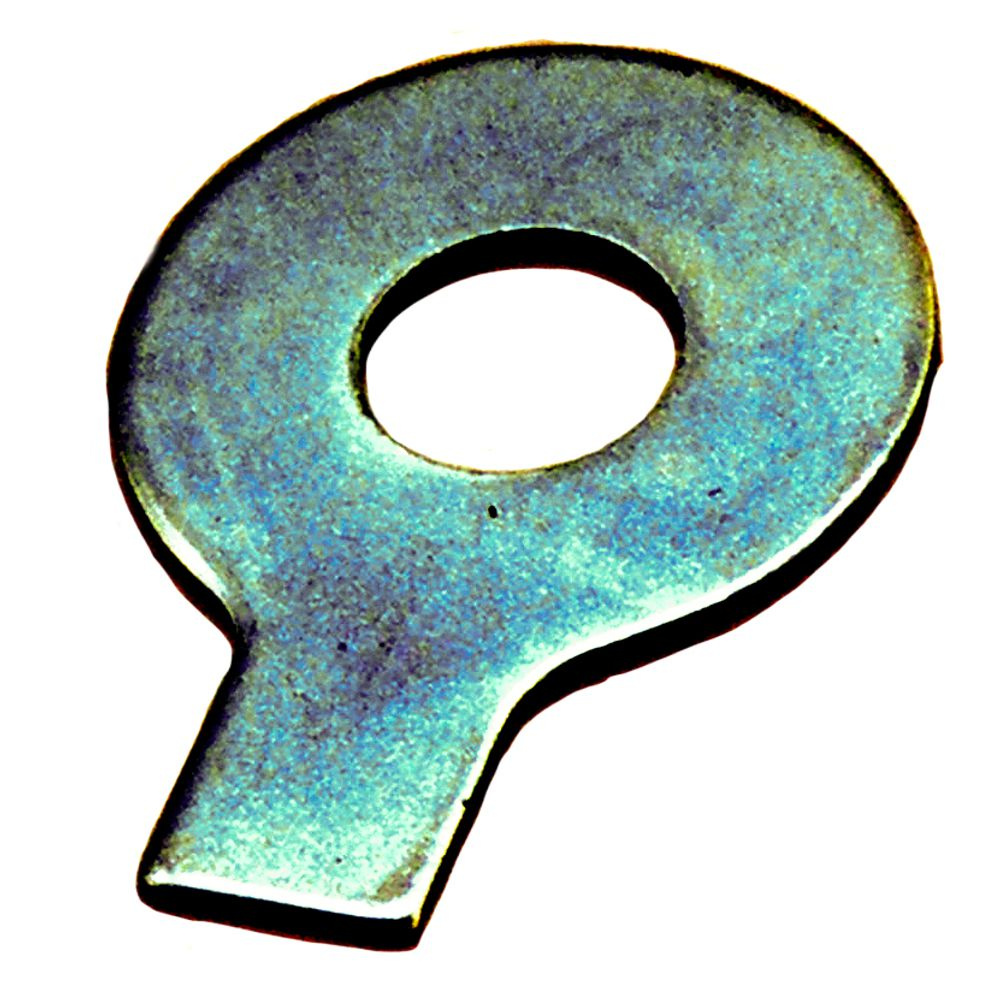 L�sbricka med b�jbar flik