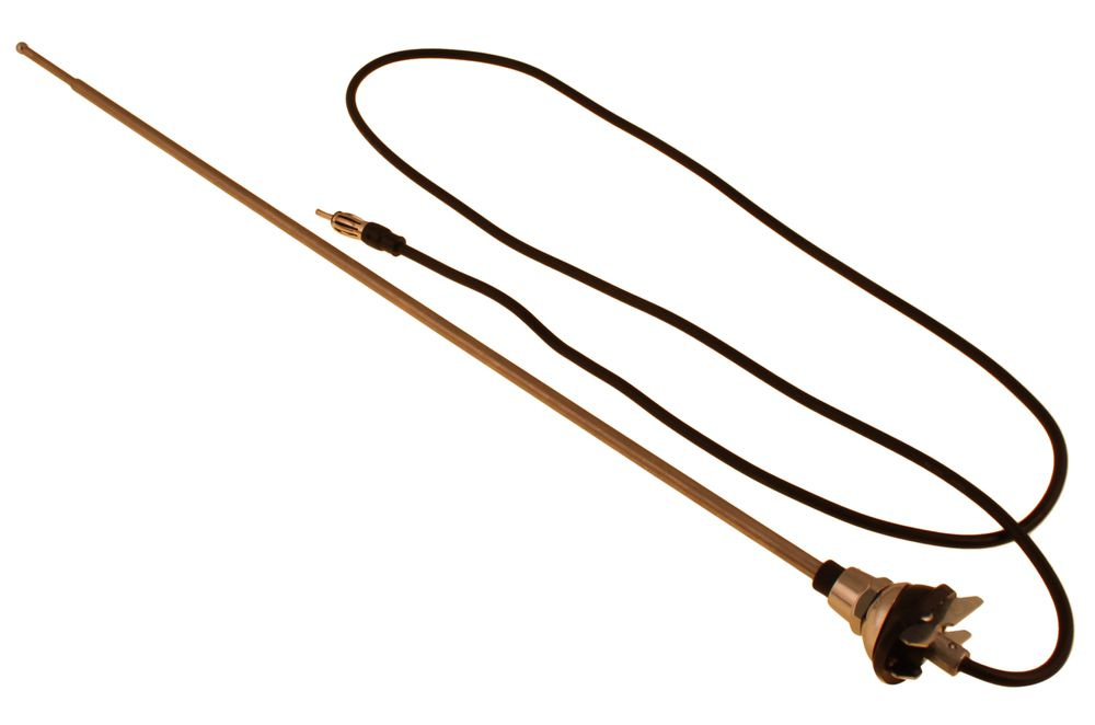 Antenn teleskop universal kromad med rund bas