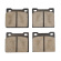 Brake pads Volvo 1800/140/20 rear Cerami Brake pads Volvo 1800/140/20 rear Cerami