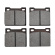 Brake pads 1800/140/200 Girl.rear Brake pads 1800/140/200 Girl.rear