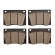 Brake pads Amazon/1800 1-circ.CERAMIC Brake pads Amazon/1800 1-circ.CERAMIC