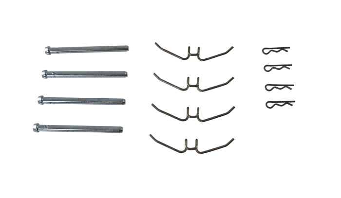 Mounting kit Brake pads 