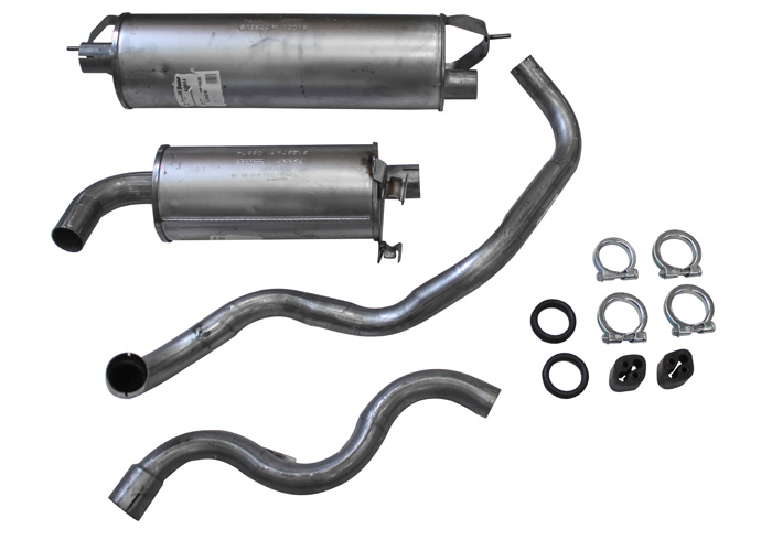 Avgassystem 240 75-93 halvsats ej Turbo