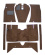Mattsats Amazon 65-70 brun textil