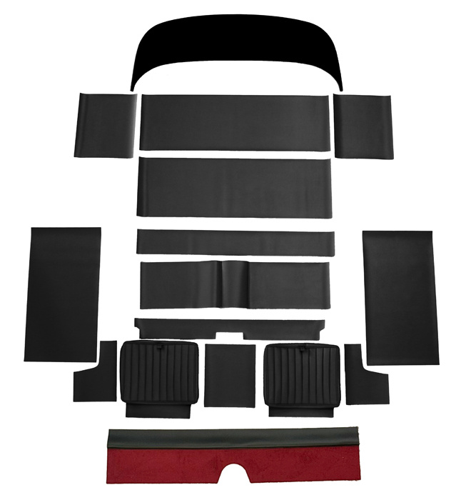 Kl�dsel Baks�tessats P1800 1963 svart