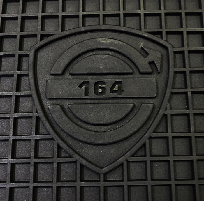 Mattsats Tillbeh�r 164 1972 svart gummi