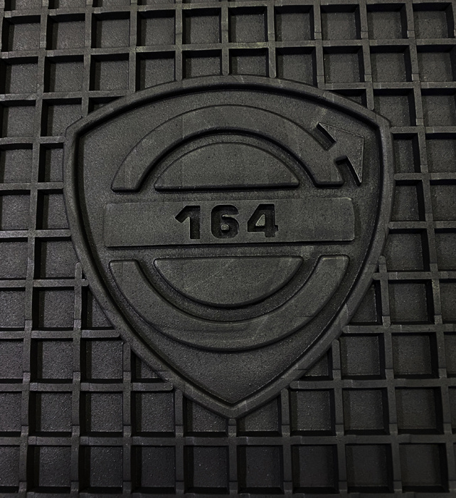 Mattsats Tillbeh�r 164 1973-74 svart gummi