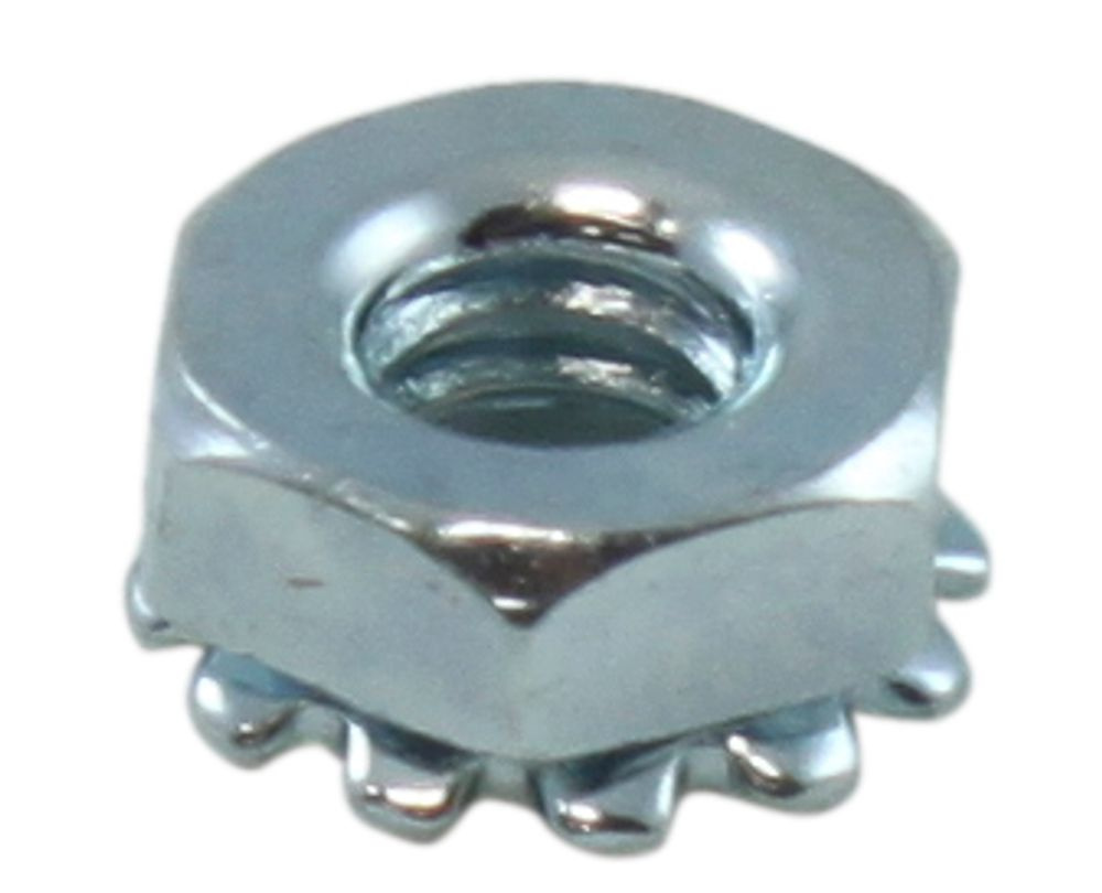 Keps nut #10-24, Zinc