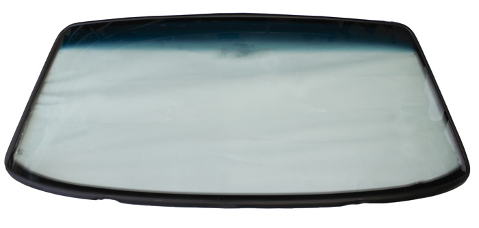 Vindruta 240 91- gr�n/bl� �verkant