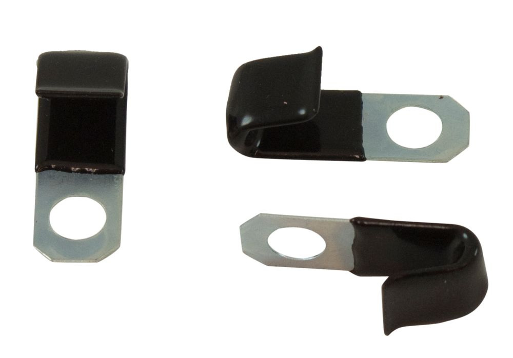 Clips kabelh�llare, gummerad (set/3)