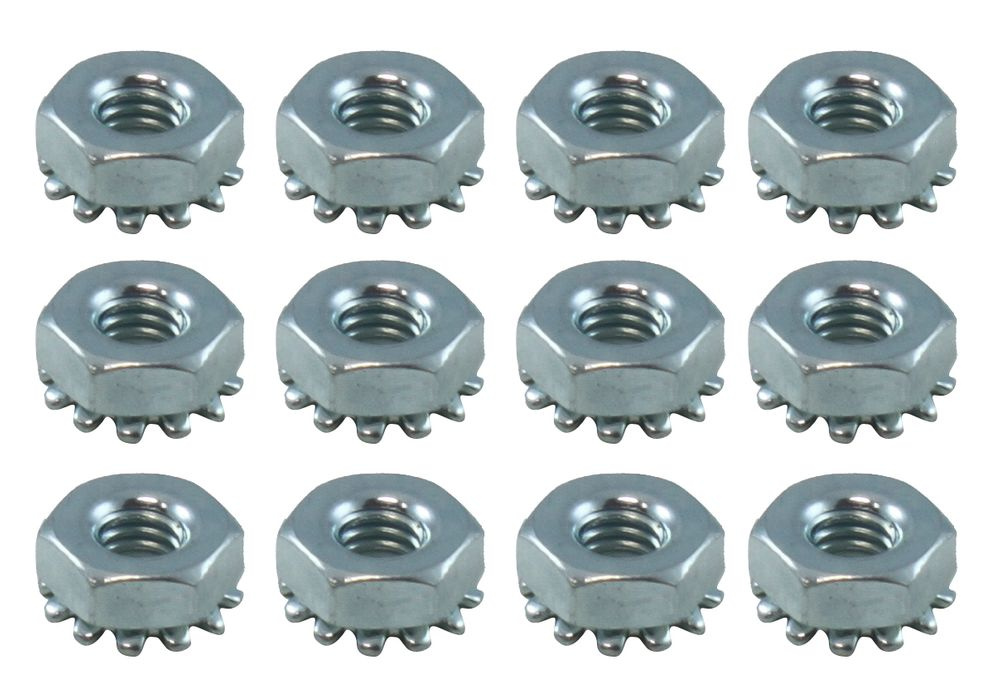 Tail light bezel nut kit Mustang 67-68