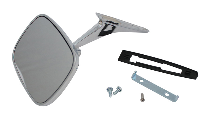 Rear view mirror Door Camaro 68-69 LH