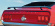 Stripe kit trunk lid 69 Mach I black/ref