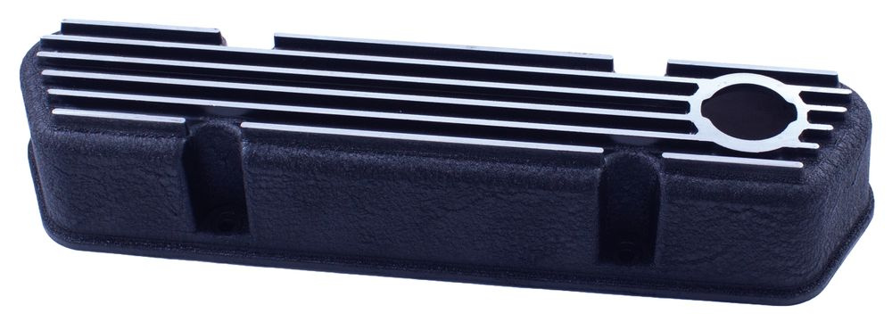 Ventilk�pa B18/B20 aluminium, svart Wrinkle lack