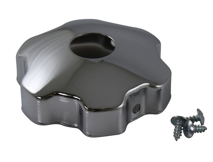 Kromad �verdel f�r oljep�fyllningslock med ventilation