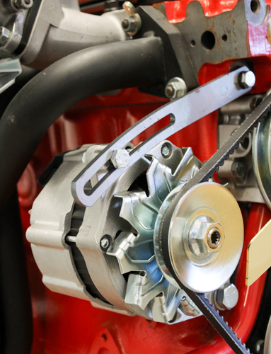 Generator 12V v�xelstr�m inbyggt rel� 55A