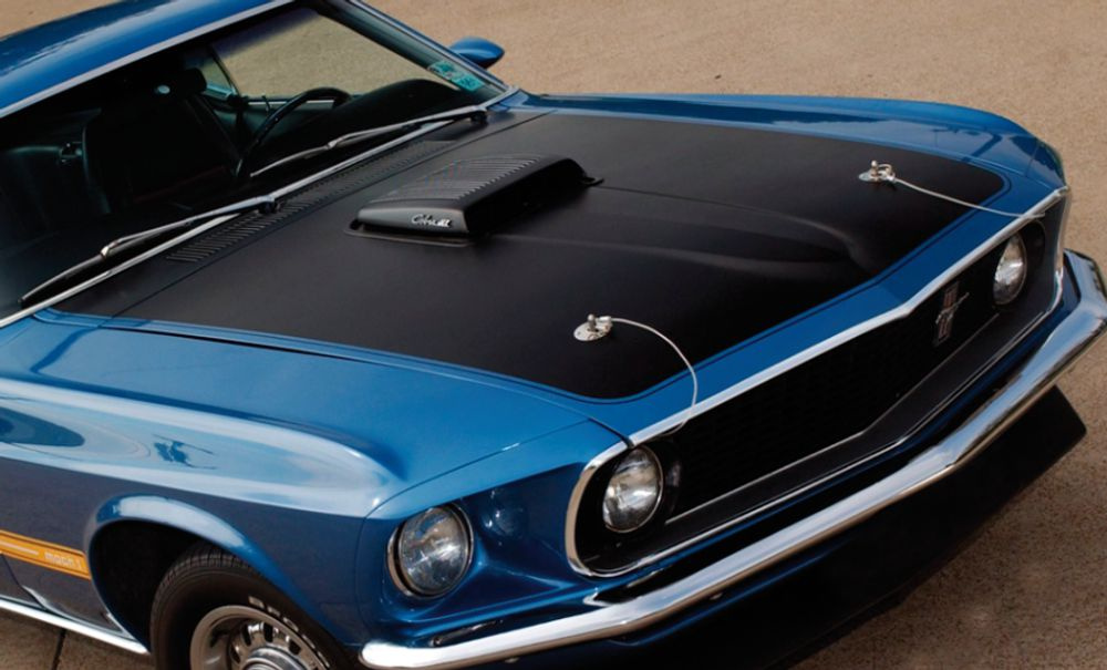 Mall lackering huv Mustang Mach 1 1969