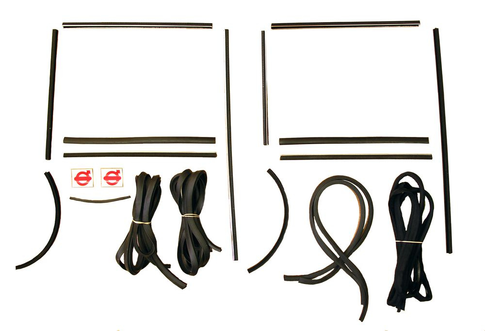 Gummi och styrlistsats Amazon 4d med textillister