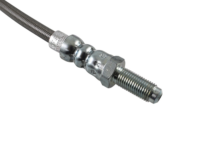 Brake hose kit 122, steel braided 65-68