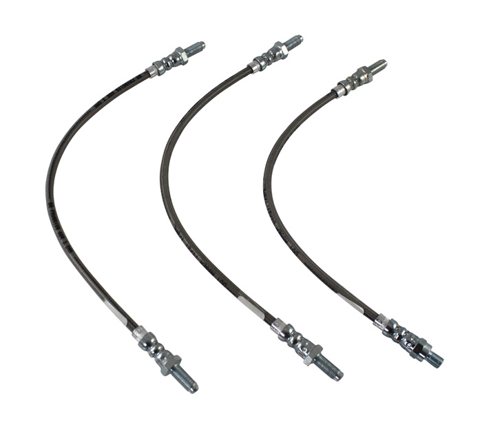 Brake hose kit 1961-68 1800 steel braid