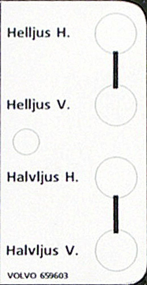 Decal fuse box 6V paper