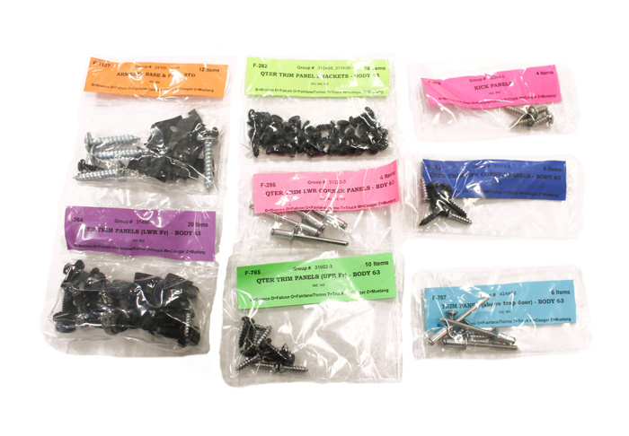 Installation kit 65-66 FB/Std upholstery